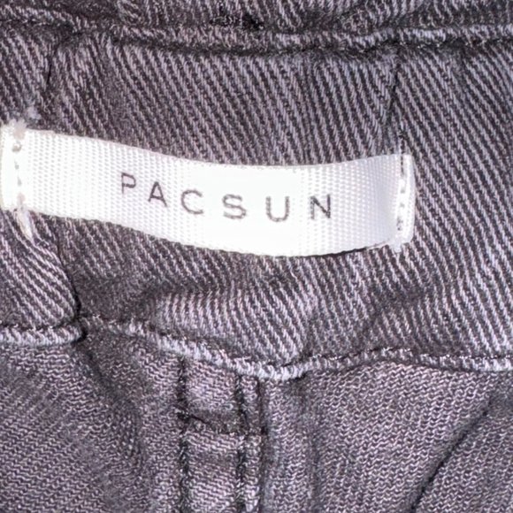 PACSUN Mom Jeans Women's Size 23 Caviar Black Flex Waist 100% Cotton 0051 NWT - Picture 14 of 14